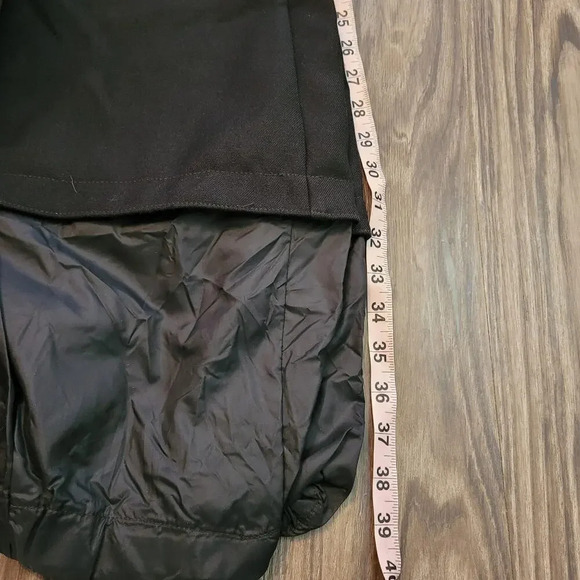 Equinox Mens Snow Pant Size 32R Black High Rise Zip Pocket Outdoors Ski Travel - Picture 9 of 11